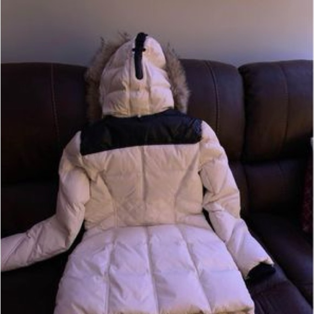 Nicole Benisti size P/S white with black trim worn only two times